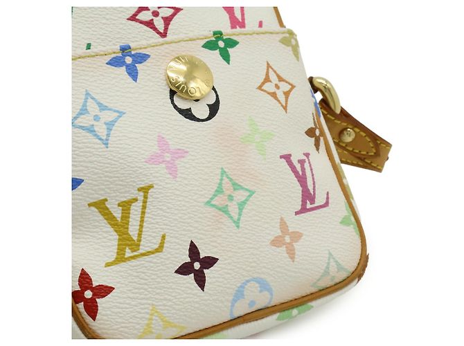 Borsa a spalla Louis Vuitton Monogram Multicolor Lift Bianco - vista 9