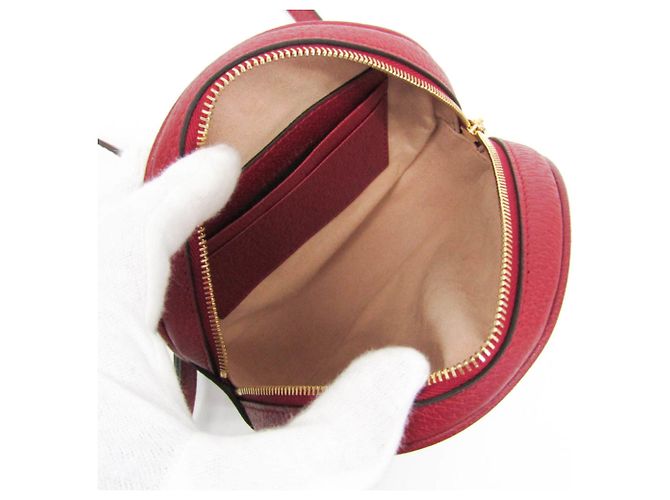 Zaino Gucci Ophidia GG Flora Rosso Beige - vista 4