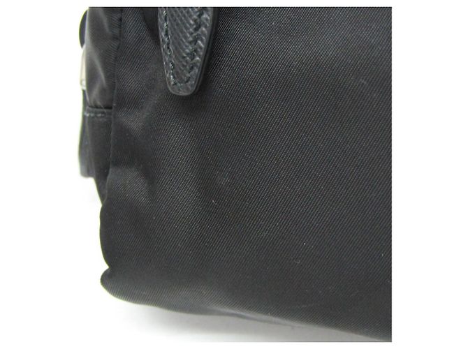 Pochette de cuero Prada VELA 1NE393 para mujer Negro - vista 10