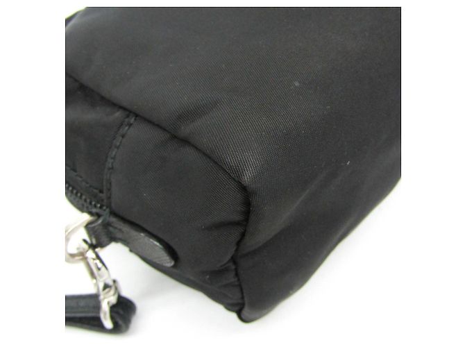 Pochette de cuero Prada VELA 1NE393 para mujer Negro - vista 5