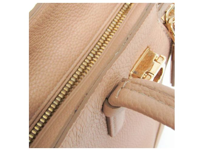 Salvatore Ferragamo Gancini EZ-21 E424 Handtasche Beige - Ansicht 12