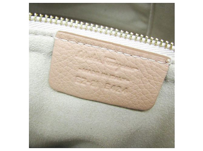 Salvatore Ferragamo Gancini EZ-21 E424 Handtasche Beige - Ansicht 15