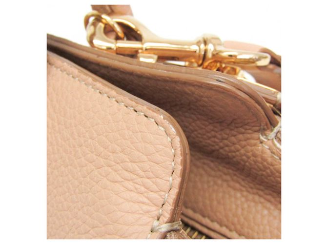 Salvatore Ferragamo Gancini EZ-21 E424 Handtasche Beige - Ansicht 8