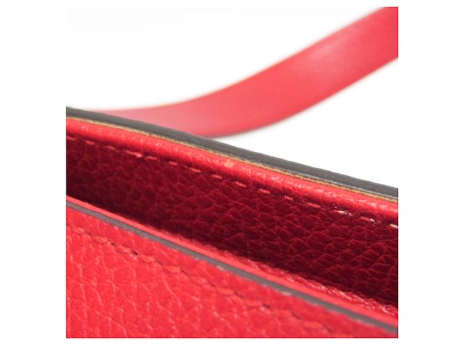 Borsa da donna in pelle Gucci Bamboo 355772 Rosso - vista 9