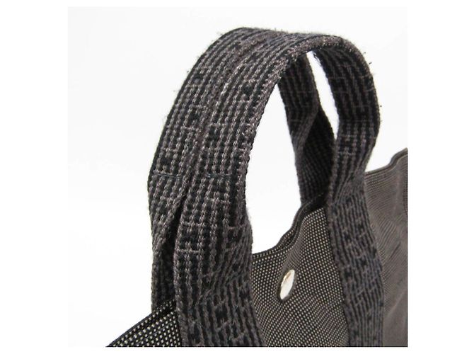 Hermès Borsa Tote Hermes Her Line PM Marrone Nero - vista 10