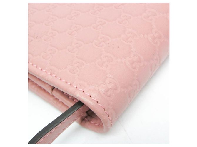 Portafoglio a tracolla/catena in pelle MicroGuccissima da donna Gucci Rosa - vista 11