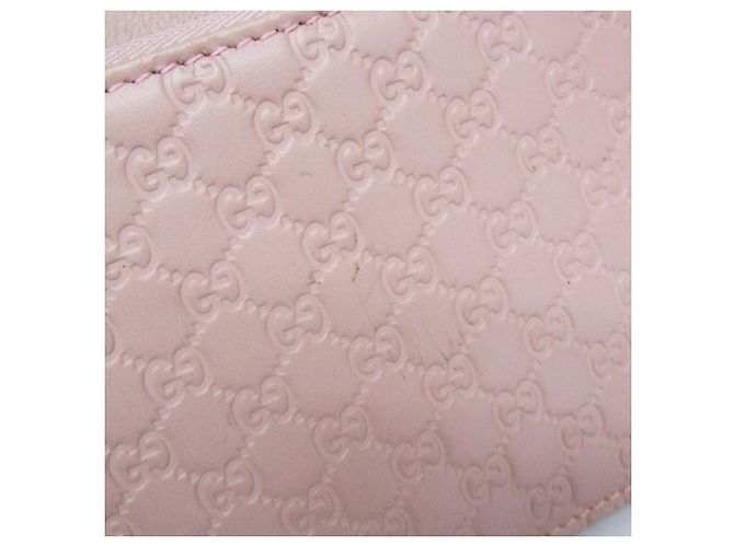 Portafoglio a tracolla/catena in pelle MicroGuccissima da donna Gucci Rosa - vista 18