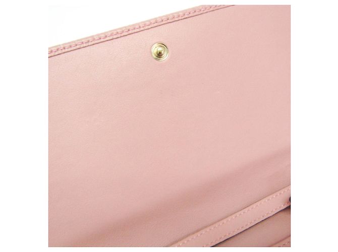 Portafoglio a tracolla/catena in pelle MicroGuccissima da donna Gucci Rosa - vista 19