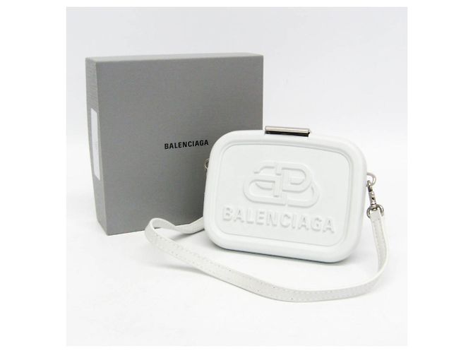 Everyday Mini borsa Lunchbox Balenciaga Bianco - vista 2
