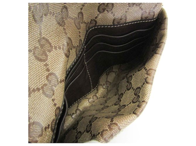 Portafoglio a tracolla con catena GG Crystal Gucci Beige - vista 3