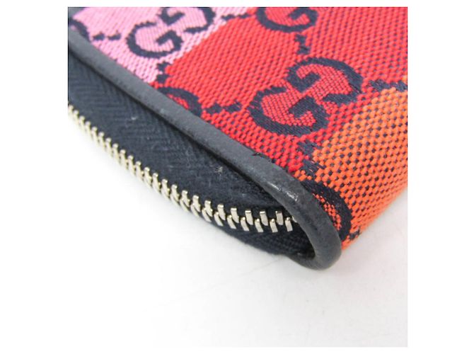 Portafoglio compatto Interlocking G Gucci Multicolore Blu navy - vista 5
