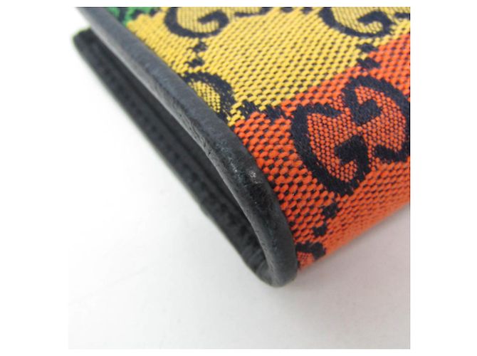 Portafoglio compatto Interlocking G Gucci Multicolore Blu navy - vista 7