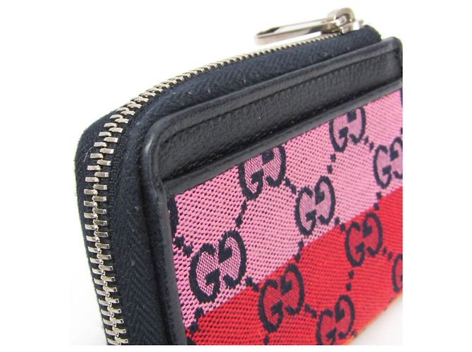 Portafoglio compatto Interlocking G Gucci Multicolore Blu navy - vista 9