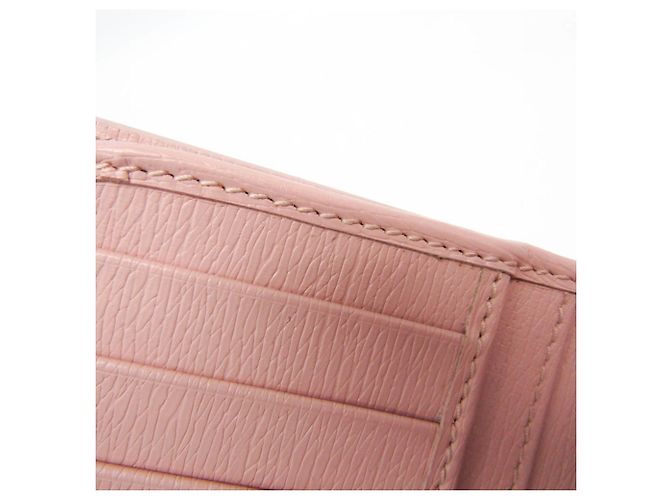 Cartera de cuero plegable para mujer Gucci 772640 Rosa - vista 13