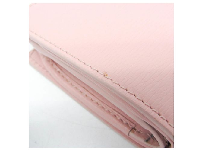 Cartera de cuero plegable para mujer Gucci 772640 Rosa - vista 7