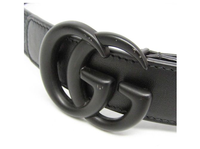Cintura Gucci GG Marmont Standard Nero - vista 4