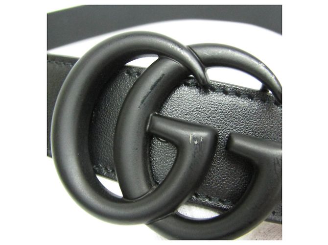 Cintura Gucci GG Marmont Standard Nero - vista 5