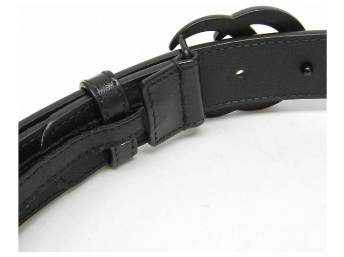Cintura Gucci GG Marmont Standard Nero - vista 6