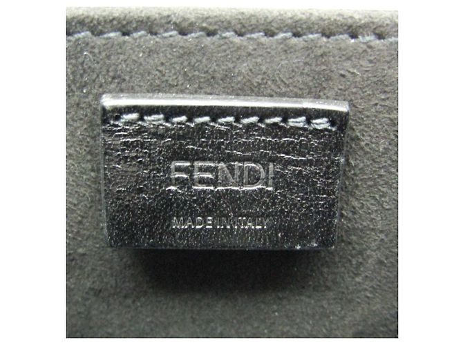 Fendi Portachiavi Mini Box 7AR894 Nero - vista 11