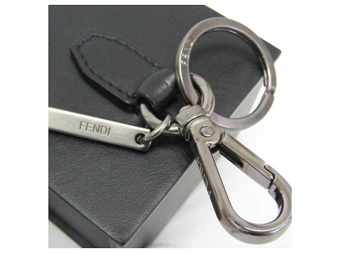 Fendi Portachiavi Mini Box 7AR894 Nero - vista 8