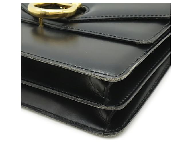 Céline Borsa CELINE Double Flap Old Nero - vista 4