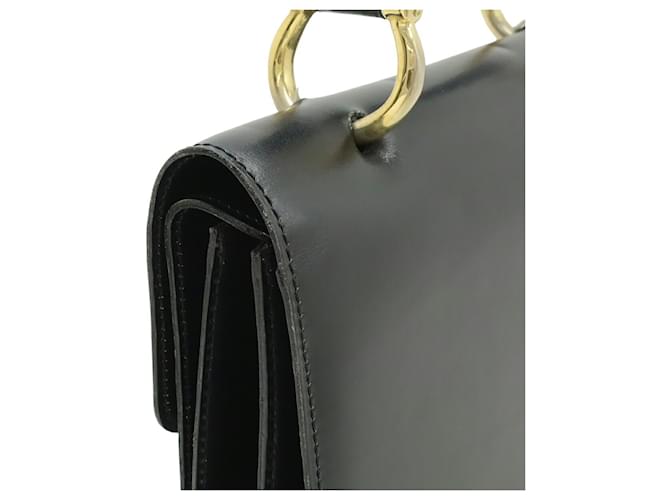 Céline Borsa CELINE Double Flap Old Nero - vista 5