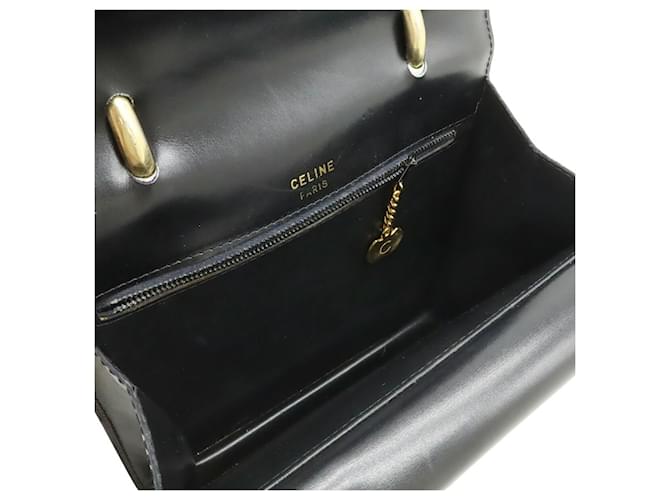 Céline Borsa CELINE Double Flap Old Nero - vista 7