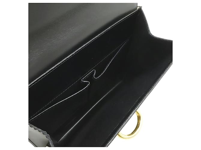 Céline Borsa CELINE Double Flap Old Nero - vista 8