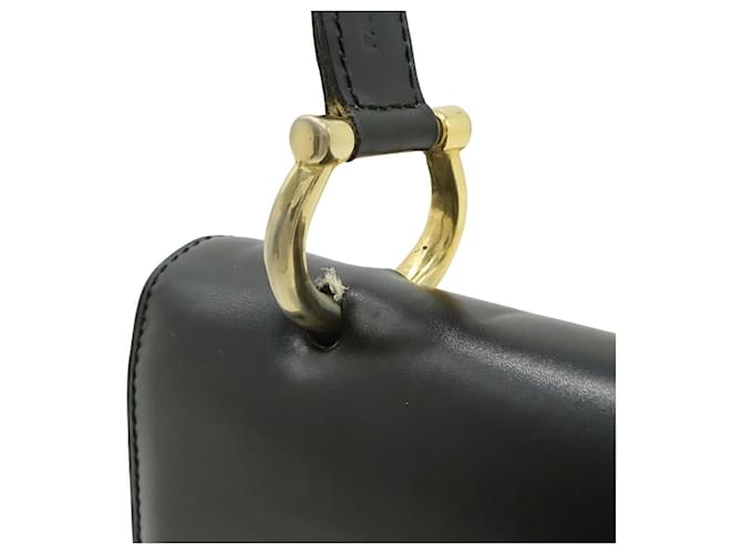 Céline Borsa CELINE Double Flap Old Nero - vista 9