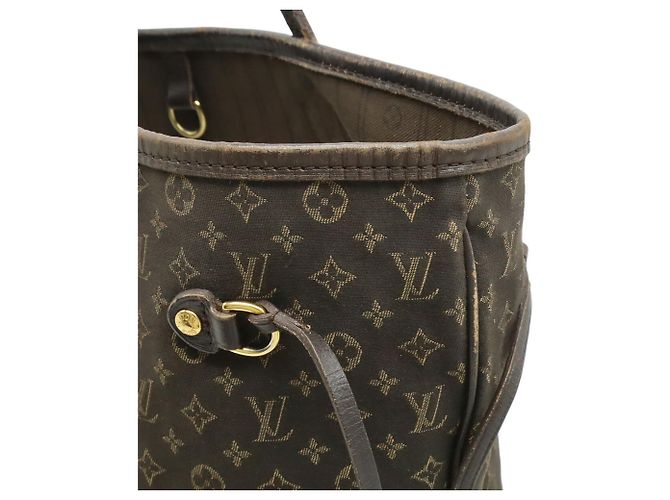 Borsa Tote Louis Vuitton Monogram Idylle Neverfull MM Grigio antracite - vista 10
