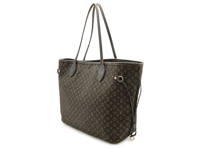 Borsa Tote Louis Vuitton Monogram Idylle Neverfull MM Grigio antracite - vista 3