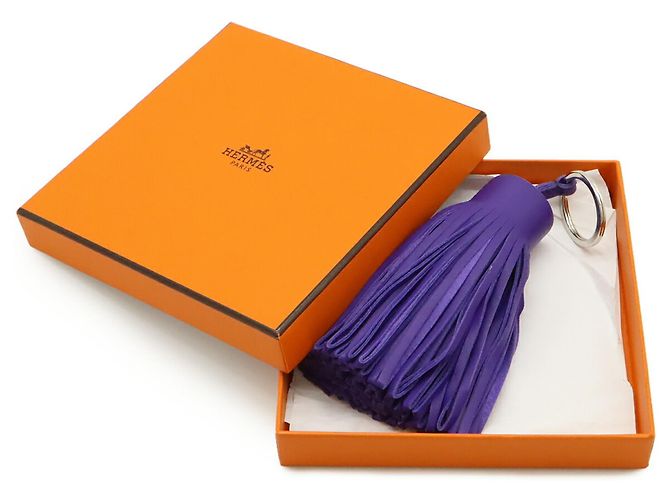 Hermès Portachiavi Hermes Carmen Alto in Purple Porpora - vista 7