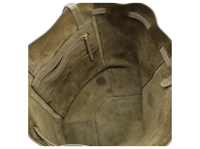Céline Celine Cabas Phantom Small Belt Tote Bag Grigio - vista 7