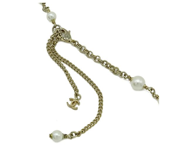 Chanel Coco Mark Perlenkette Golden Roh - Ansicht 5