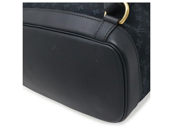 Zaino Louis Vuitton Monogram Mini Montsouris GM Blu - vista 4