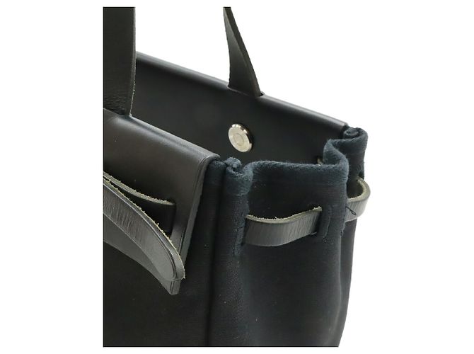 Borsa Tote Hermès Herbag Cabas PM Nero - vista 5