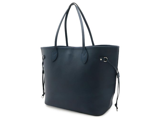 Borsa Tote Louis Vuitton Epi Neverfull PM Blu - vista 3