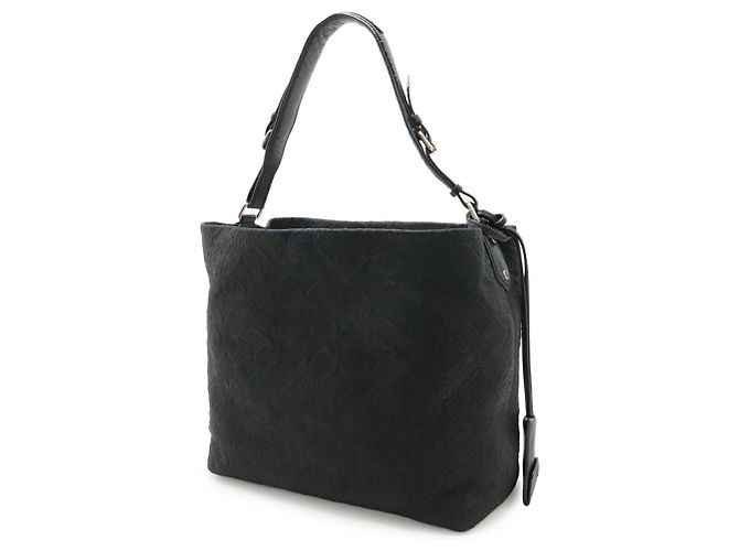 Borsa a Spalla Louis Vuitton Monogram Anthea Hobo PM Nero - vista 3