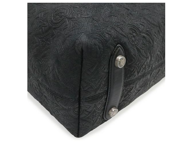 Borsa a Spalla Louis Vuitton Monogram Anthea Hobo PM Nero - vista 4