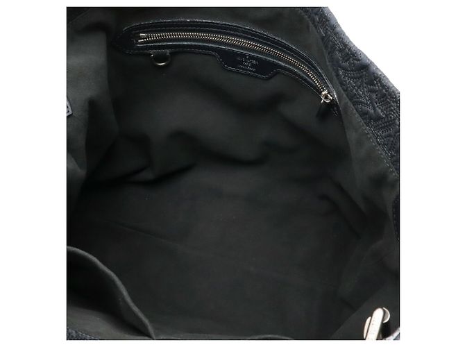 Borsa a Spalla Louis Vuitton Monogram Anthea Hobo PM Nero - vista 7