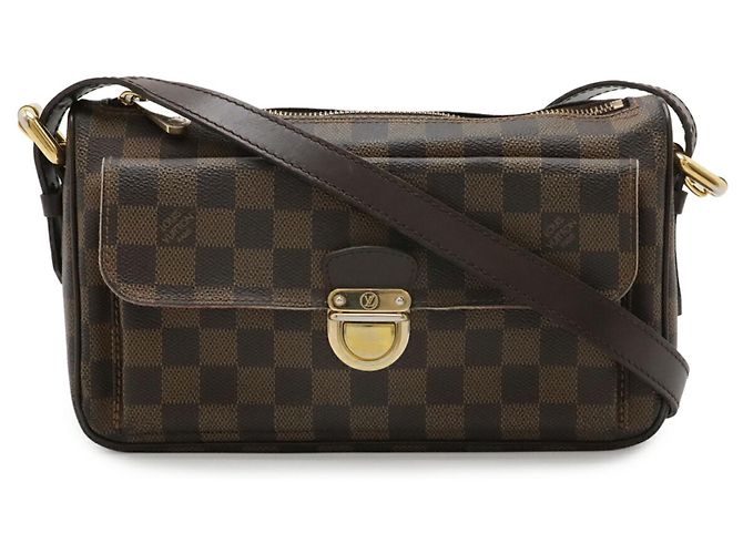 Borsa a tracolla Louis Vuitton Damier Ravello GM Marrone - vista 2