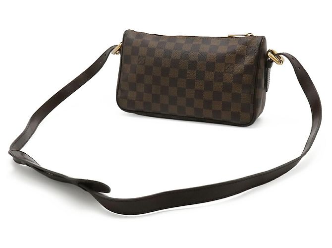 Borsa a tracolla Louis Vuitton Damier Ravello GM Marrone - vista 3