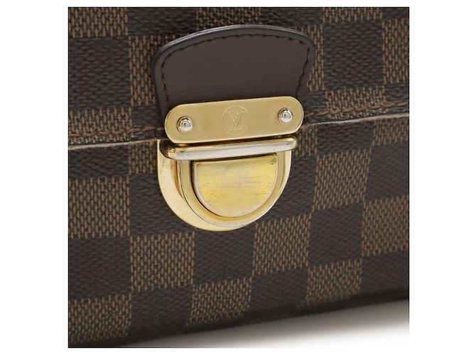 Borsa a tracolla Louis Vuitton Damier Ravello GM Marrone - vista 5
