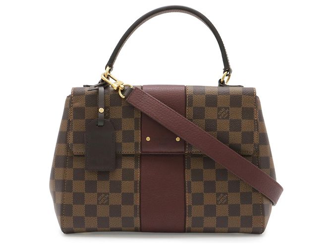 Louis Vuitton Damier Bond Street BB Handtasche Braun Bordeaux - Ansicht 2