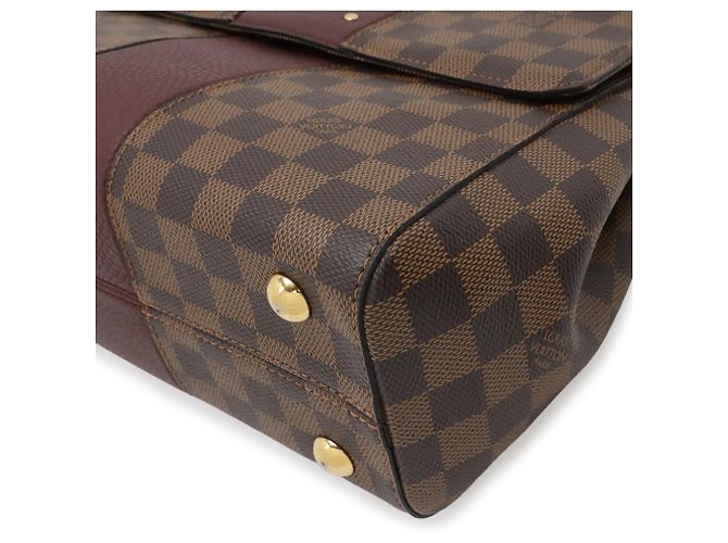 Louis Vuitton Damier Bond Street BB Handtasche Braun Bordeaux - Ansicht 4
