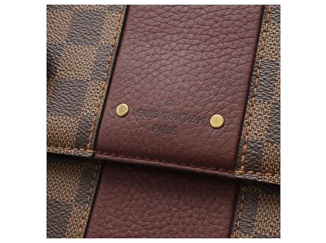 Louis Vuitton Damier Bond Street BB Handtasche Braun Bordeaux - Ansicht 5