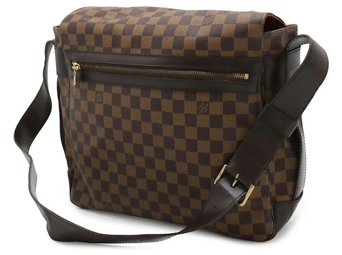Borsa a tracolla Louis Vuitton Damier Bastille Marrone - vista 3