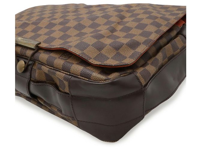 Borsa a tracolla Louis Vuitton Damier Bastille Marrone - vista 4