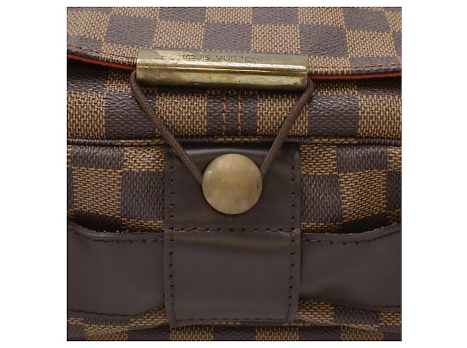 Borsa a tracolla Louis Vuitton Damier Bastille Marrone - vista 7