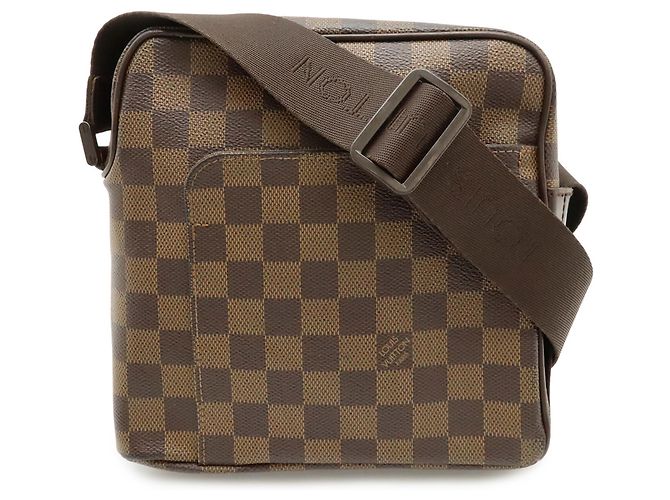 Borsa a Spalla Louis Vuitton Damier Olaf PM Pochette N41442 Marrone - vista 2